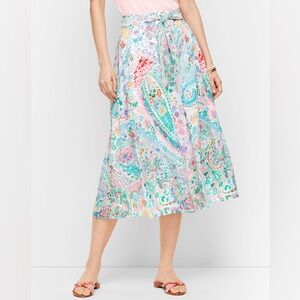 NWT Talbots Floral Skirt